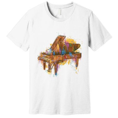 Colorful Piano Premium T-Shirt