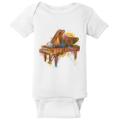 Colorful Piano Baby Bodysuit
