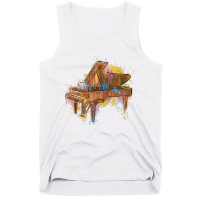 Colorful Piano Tank Top