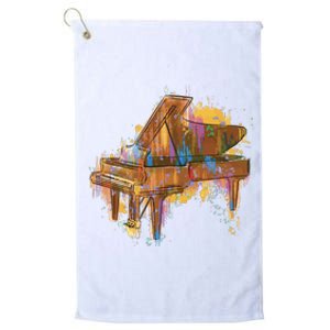 Colorful Piano Platinum Collection Golf Towel