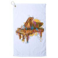 Colorful Piano Platinum Collection Golf Towel