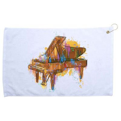 Colorful Piano Grommeted Golf Towel