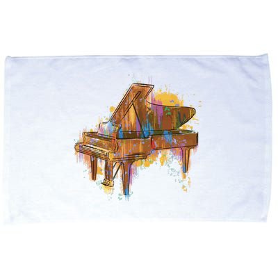 Colorful Piano Microfiber Hand Towel