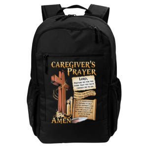 CaregiverS Prayer Christian Cross Faith Hope Love Jesus Daily Commute Backpack