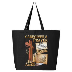 CaregiverS Prayer Christian Cross Faith Hope Love Jesus 25L Jumbo Tote