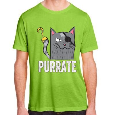 Cat Pirate Cats Halloween Cat Lover Gift Adult ChromaSoft Performance T-Shirt