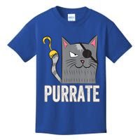 Cat Pirate Cats Halloween Cat Lover Gift Kids T-Shirt