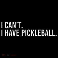 Cool Pickleball Coach With Saying I Cant I Have Pickleball T-Shirt