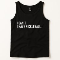 Cool Pickleball Coach With Saying I Cant I Have Pickleball Tank Top