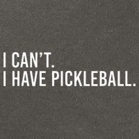 Cool Pickleball Coach With Saying I Cant I Have Pickleball Cotton Canvas Backpack
