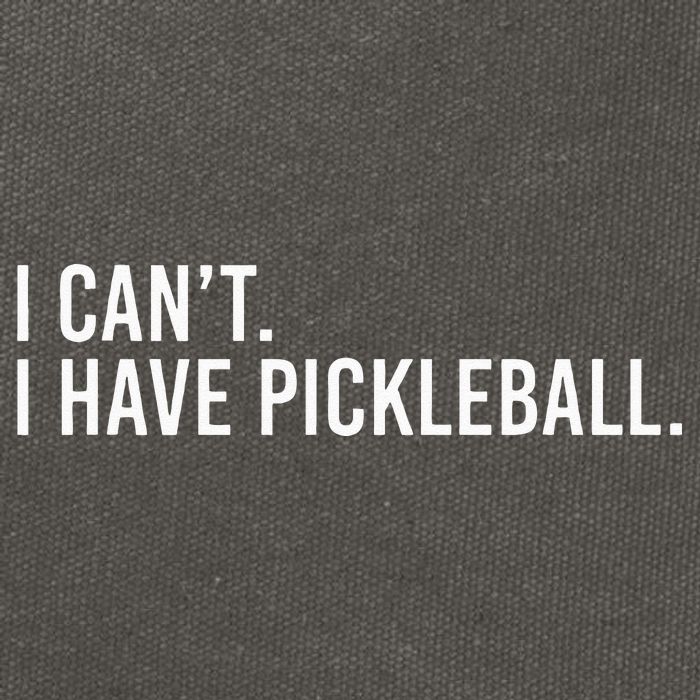 Cool Pickleball Coach With Saying I Cant I Have Pickleball Cotton Canvas Backpack