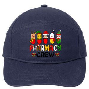 Christmas Pharmacy Crew Matching Team Matching Family 7-Panel Snapback Hat