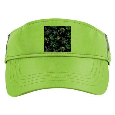 Cannabis Pattern Adult Drive Performance Visor