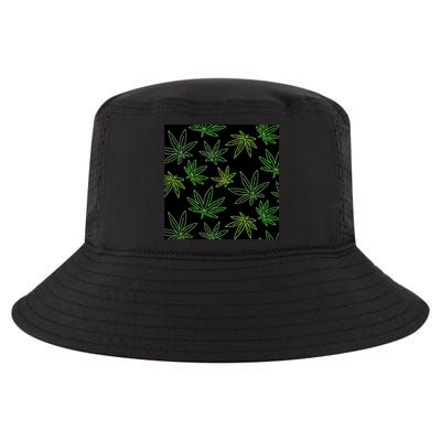 Cannabis Pattern Cool Comfort Performance Bucket Hat
