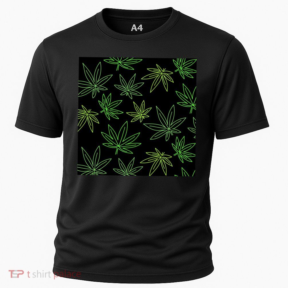 Cannabis Pattern Performance Shirt