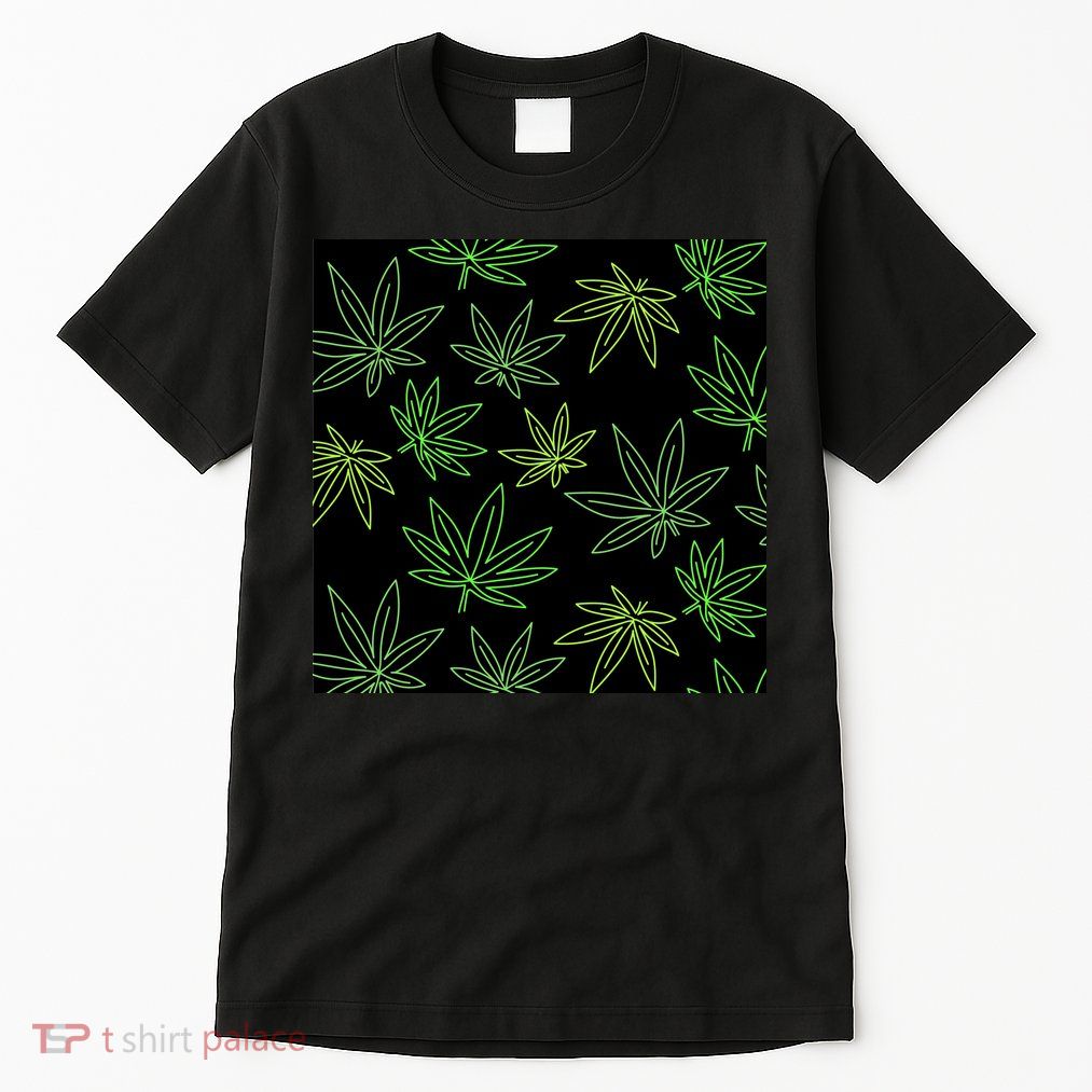 Cannabis Pattern Tall T-Shirt
