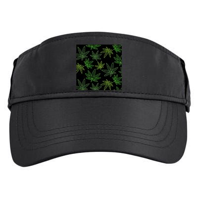 Cannabis Pattern Adult Drive Performance Visor