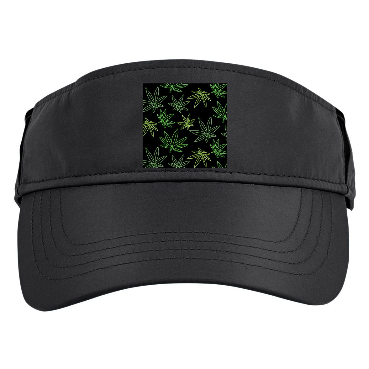 Cannabis Pattern Adult Drive Performance Visor