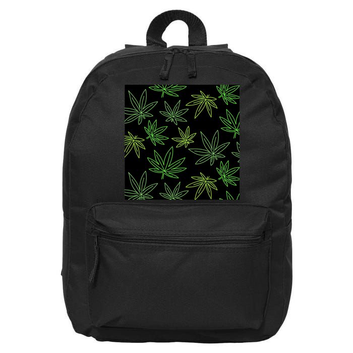 Cannabis Pattern 16 in Basic Backpack