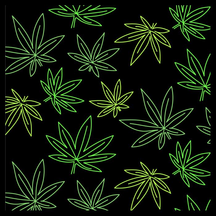 Cannabis Pattern 16 in Basic Backpack