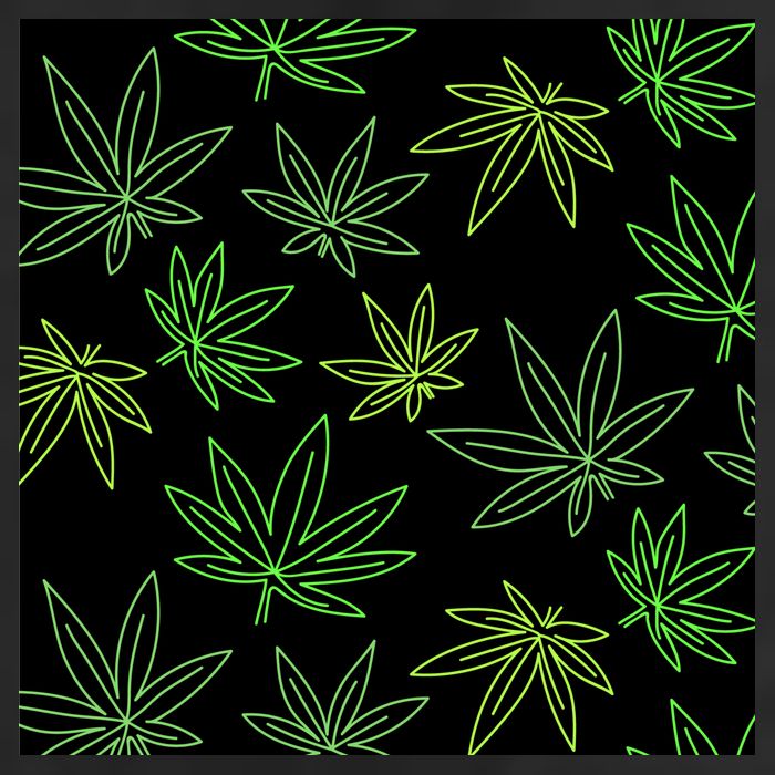 Cannabis Pattern Tumbler