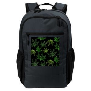 Cannabis Pattern Daily Commute Backpack