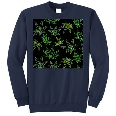 Cannabis Pattern Sweatshirt