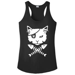 Cute pirate cat funny Ladies PosiCharge Competitor Racerback Tank