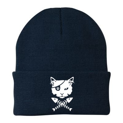 Cute pirate cat funny Knit Cap Winter Beanie