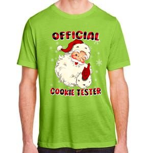 Christmas Plaid Cookie Tester Santa Hat Gift Adult ChromaSoft Performance T-Shirt