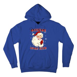 Christmas Plaid Cookie Tester Santa Hat Gift Hoodie