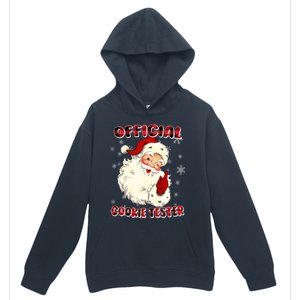 Christmas Plaid Cookie Tester Santa Hat Gift Urban Pullover Hoodie