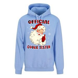 Christmas Plaid Cookie Tester Santa Hat Gift Unisex Surf Hoodie