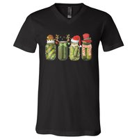 Christmas Pickle Canning Season Pickle Lovers V-Neck T-Shirt