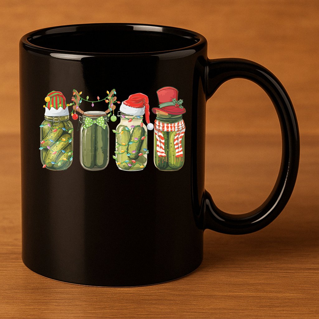 Christmas Pickle Canning Season Pickle Lovers 11oz C Handle Ceramic Mug