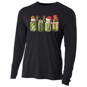 Christmas Pickle Canning Season Pickle Lovers Cooling Performance Long Sleeve Crew