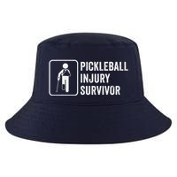 Cool Pickleball Coach With Saying Pickleball Injury Survivor Cool Comfort Performance Bucket Hat
