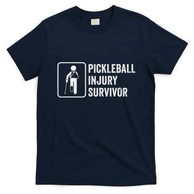 Cool Pickleball Coach With Saying Pickleball Injury Survivor T-Shirt