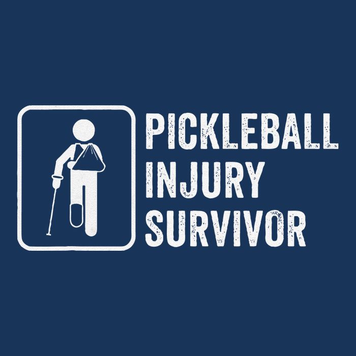 Cool Pickleball Coach With Saying Pickleball Injury Survivor Drawstring Bag