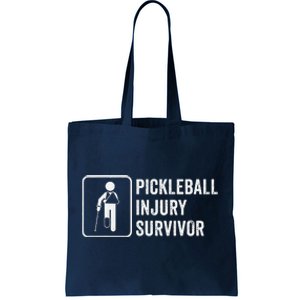 Cool Pickleball Coach With Saying Pickleball Injury Survivor Tote Bag