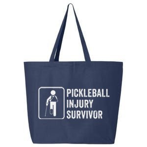 Cool Pickleball Coach With Saying Pickleball Injury Survivor 25L Jumbo Tote