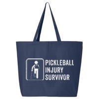 Cool Pickleball Coach With Saying Pickleball Injury Survivor 25L Jumbo Tote