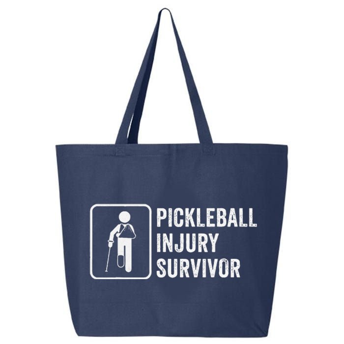 Cool Pickleball Coach With Saying Pickleball Injury Survivor 25L Jumbo Tote