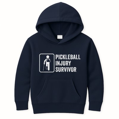 Cool Pickleball Coach With Saying Pickleball Injury Survivor Kids Hoodie
