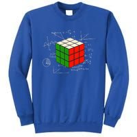 Competitive Puzzle Cube Math Speed Cubing 80S Vintage Toy Gift Sweatshirt