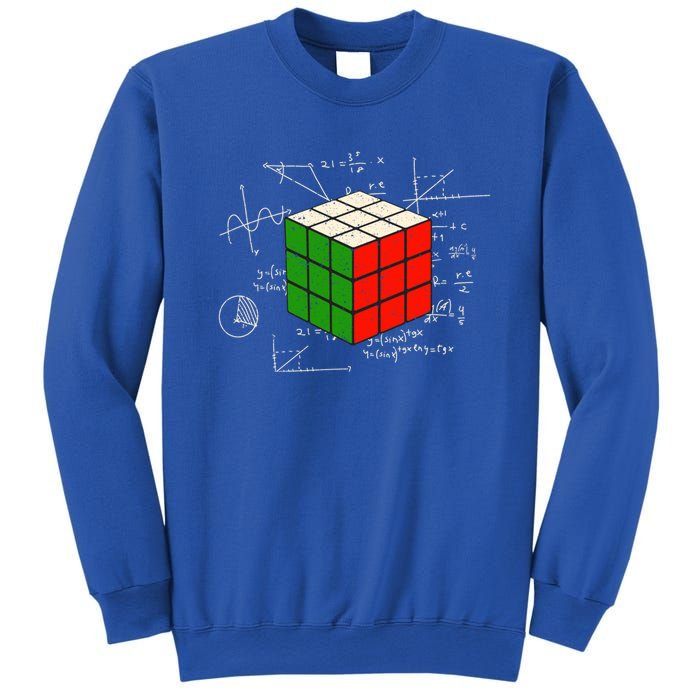 Competitive Puzzle Cube Math Speed Cubing 80S Vintage Toy Gift Sweatshirt