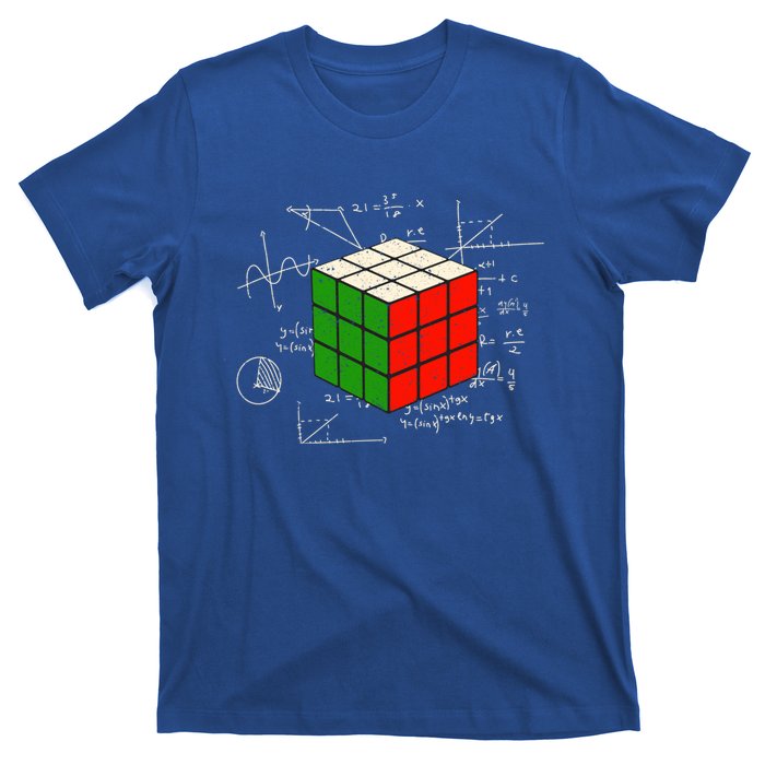 Competitive Puzzle Cube Math Speed Cubing 80S Vintage Toy Gift T-Shirt