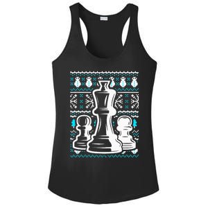 Chess Pieces Christmas Checkmate Tactics Castling Player Ladies PosiCharge Competitor Racerback Tank