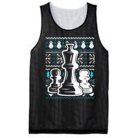 Chess Pieces Christmas Checkmate Tactics Castling Player Mesh Reversible Basketball Jersey Tank