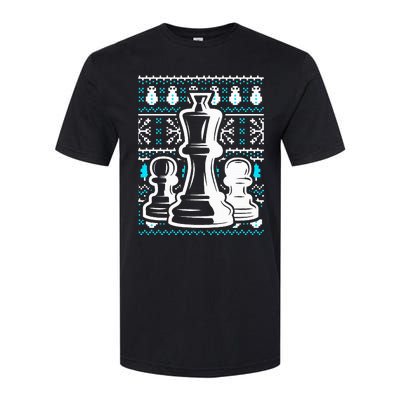 Chess Pieces Christmas Checkmate Tactics Castling Player Softstyle CVC T-Shirt